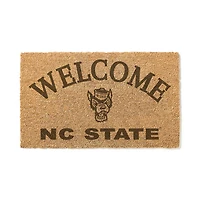 NC State Wolfpack 18" x 34" Welcome Coir Doormat