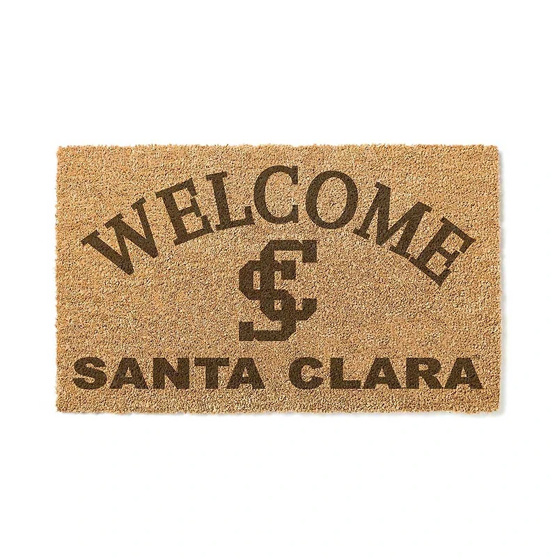 Santa Clara Broncos 18" x 34" Welcome Coir Doomat