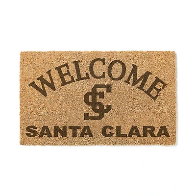 Santa Clara Broncos 18" x 34" Welcome Coir Doomat