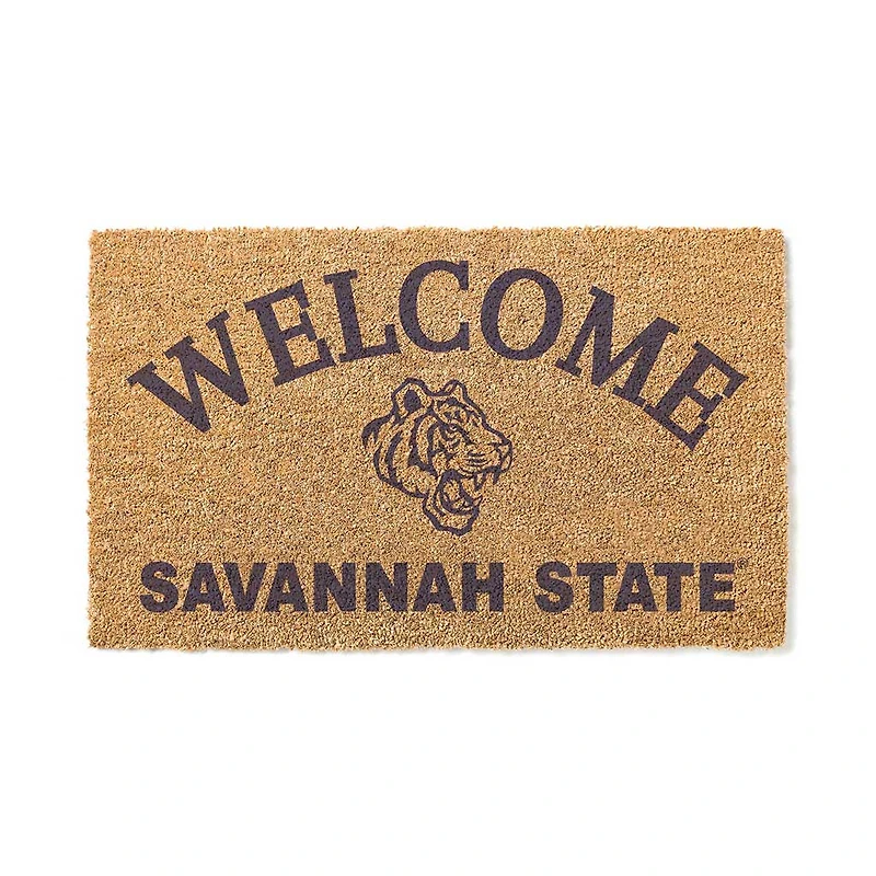 Savannah State Tigers 18" x 34" Welcome Coir Doomat