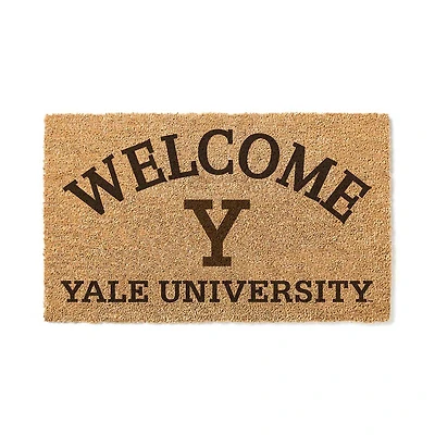 Yale Bulldogs 18" x 34" Welcome Coir Doomat