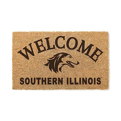 Southern Illinois Salukis 18" x 34" Welcome Coir Doomat