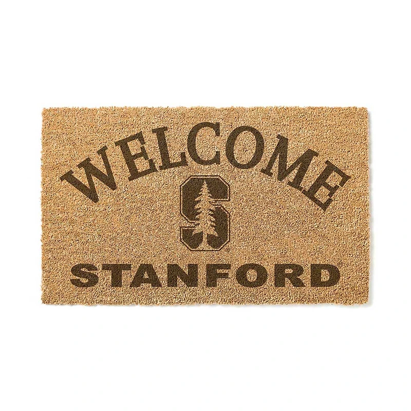 Stanford Cardinal 18" x 34" Welcome Coir Doomat