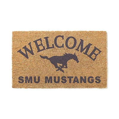 SMU Mustangs 18" x 34" Welcome Coir Doomat