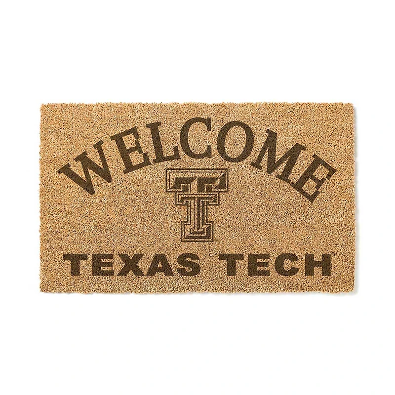Texas Tech Red Raiders 18" x 34" Welcome Coir Doomat