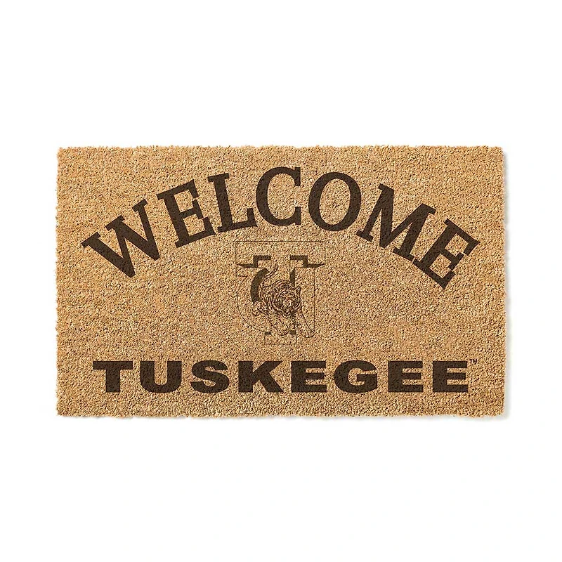 Tuskegee Golden Tigers 18" x 34" Welcome Coir Doormat