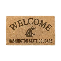 Washington State Cougars 18" x 34" Welcome Coir Doomat