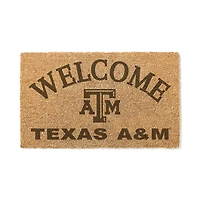 Texas A&M Aggies 18" x 34" Welcome Coir Doomat