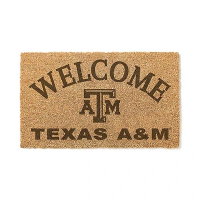 Texas A&M Aggies 18" x 34" Welcome Coir Doomat