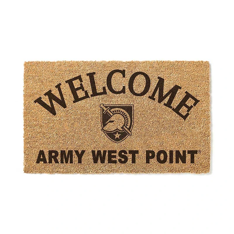 Army Black Knights 18" x 34" Welcome Coir Doormat