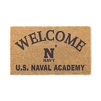 Navy Midshipmen 18" x 34" Welcome Coir Doormat