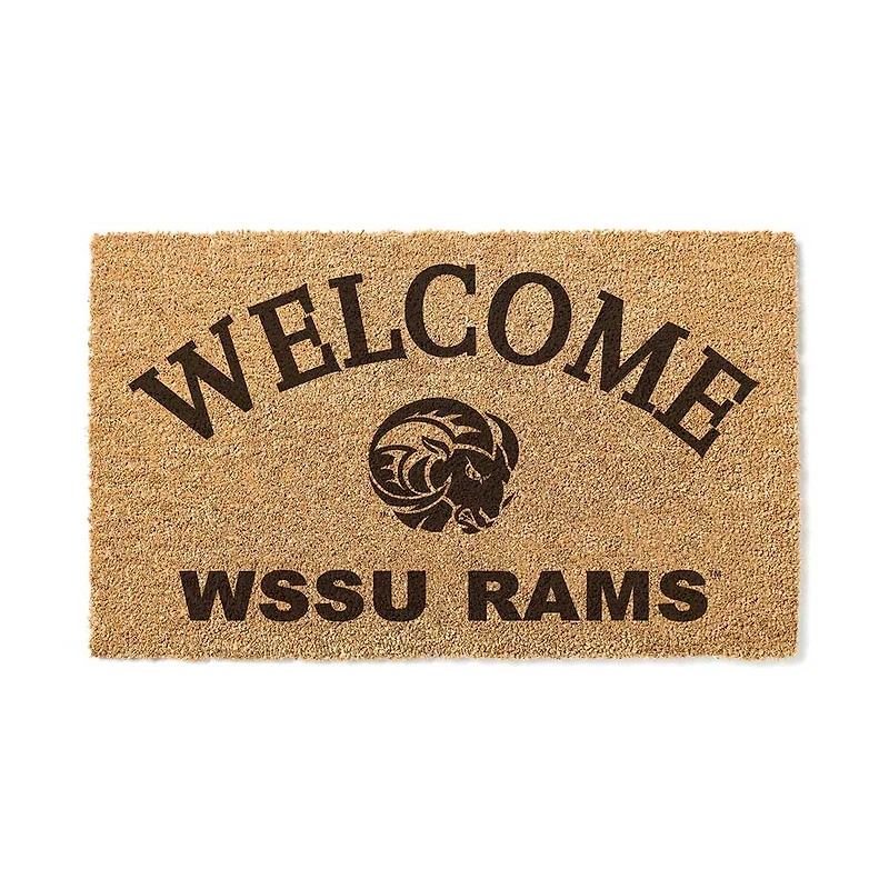 Winston-Salem State Rams 18" x 34" Welcome Coir Doomat