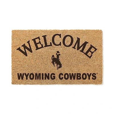 Wyoming Cowboys 18" x 34" Welcome Coir Doomat