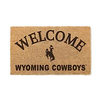 Wyoming Cowboys 18" x 34" Welcome Coir Doomat