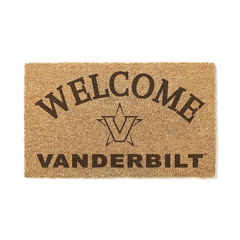 Vanderbilt Commodores 18" x 34" Welcome Coir Doomat