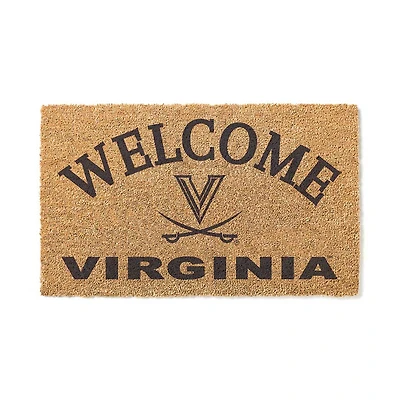 Virginia Cavaliers 18" x 34" Welcome Coir Doormat
