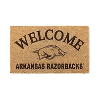 Arkansas Razorbacks 18" x 34" Welcome Coir Doomat