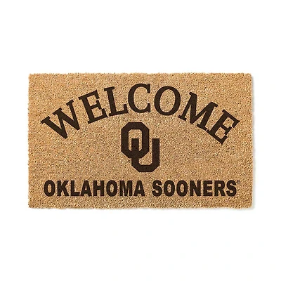 Oklahoma Sooners 18" x 34" Welcome Coir Doomat