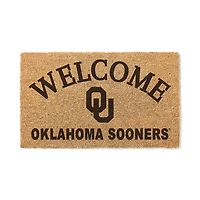 Oklahoma Sooners 18" x 34" Welcome Coir Doomat