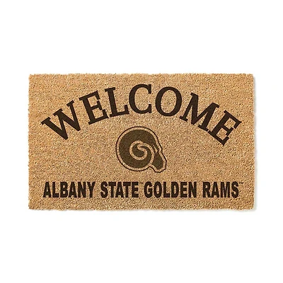 Albany State Golden Rams 18" x 34" Welcome Coir Doomat