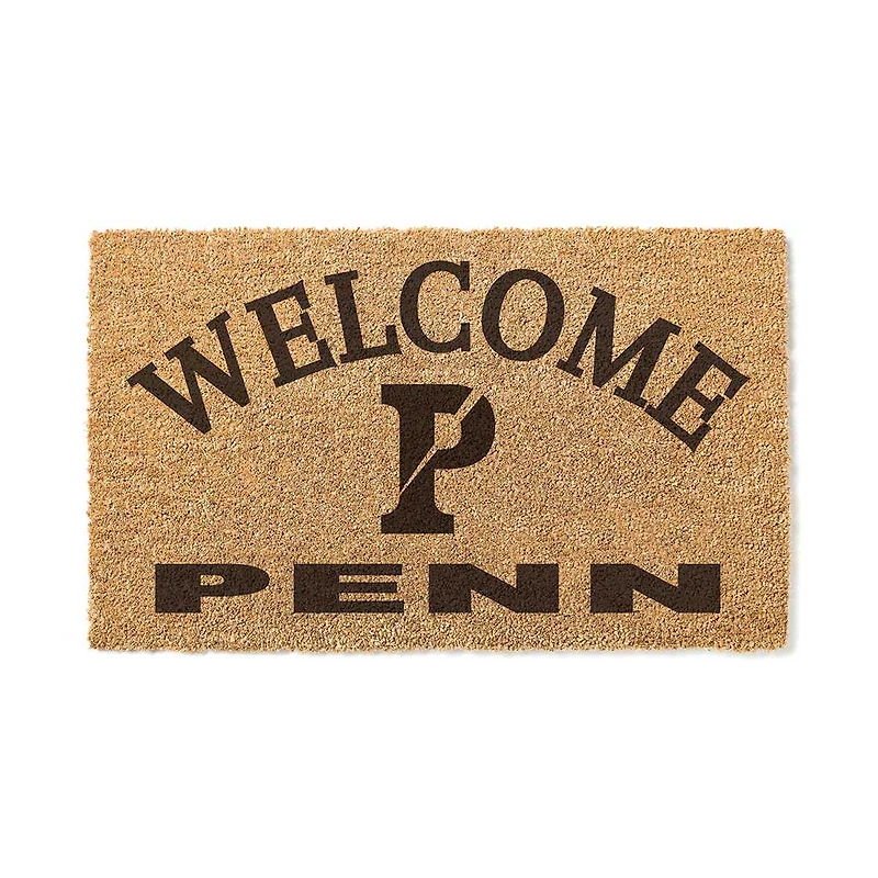 Pennsylvania Quakers 18" x 34" Welcome Coir Doomat