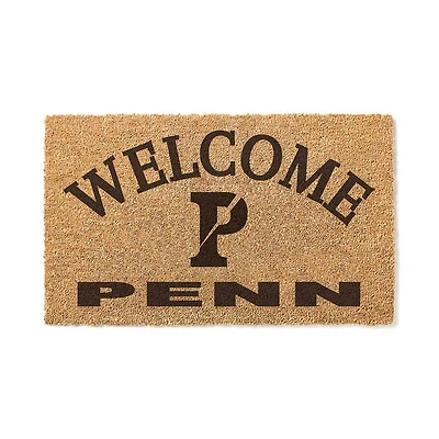 Pennsylvania Quakers 18" x 34" Welcome Coir Doomat