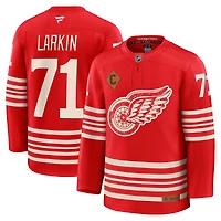 Men's Fanatics Dylan Larkin Red Detroit Red Wings Centennial Premium Player Jersey