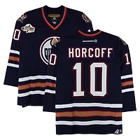 Shawn Horcoff Edmonton Oilers Game-Used #10 Navy KOHO Jersey from the 2003 NHL YoungStars Game