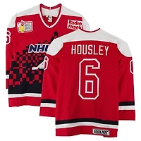 Phil Housley Team USA Game-Used #6 Red Jersey from the 1994 NHL 4-on-4 Challenge