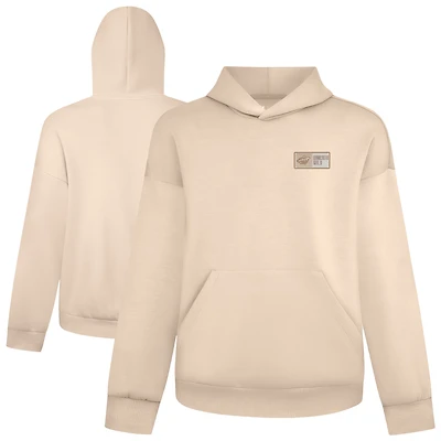 Men's Levelwear Khaki Minnesota Wild Luxe Signature Lineage Tri-Blend Pullover Hoodie