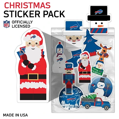 Buffalo Bills  Holiday Sticker Set