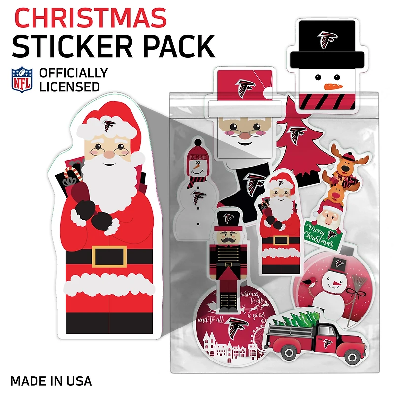 Atlanta Falcons  Holiday Sticker Set