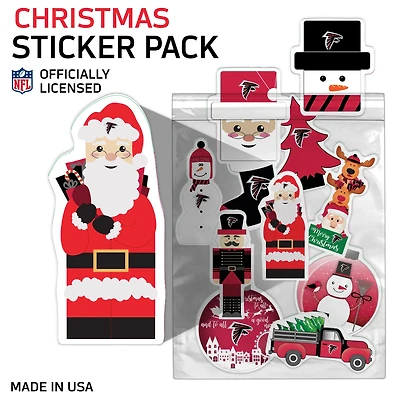Atlanta Falcons  Holiday Sticker Set