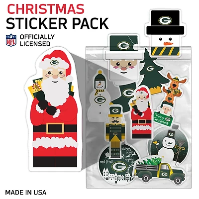 Green Bay Packers  Holiday Sticker Set