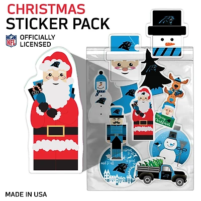 Carolina Panthers  Holiday Sticker Set