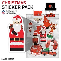 Cleveland Browns  Holiday Sticker Set