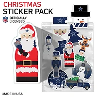 Dallas Cowboys  Holiday Sticker Set