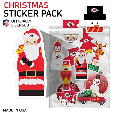Kansas City Chiefs  Holiday Sticker Set