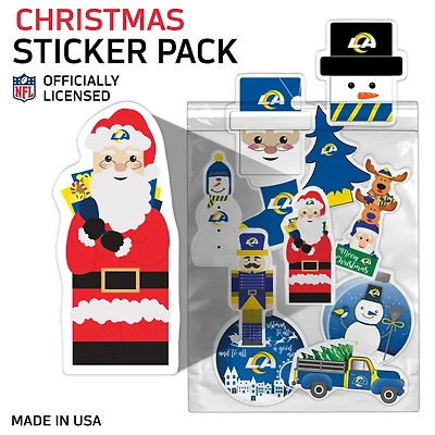Los Angeles Rams  Holiday Sticker Set
