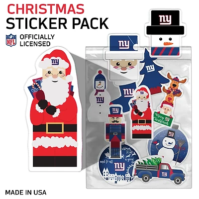 New York Giants  Holiday Sticker Set