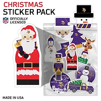 Minnesota Vikings  Holiday Sticker Set