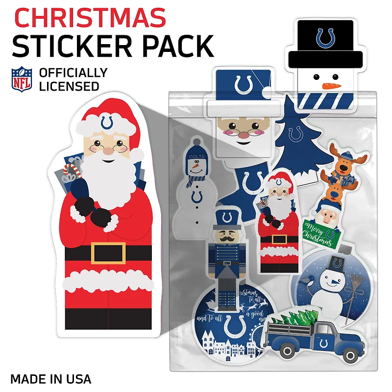 Indianapolis Colts  Holiday Sticker Set