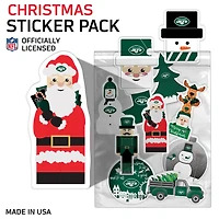 New York Jets  Holiday Sticker Set