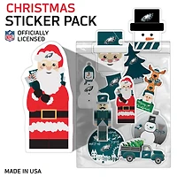Philadelphia Eagles  Holiday Sticker Set