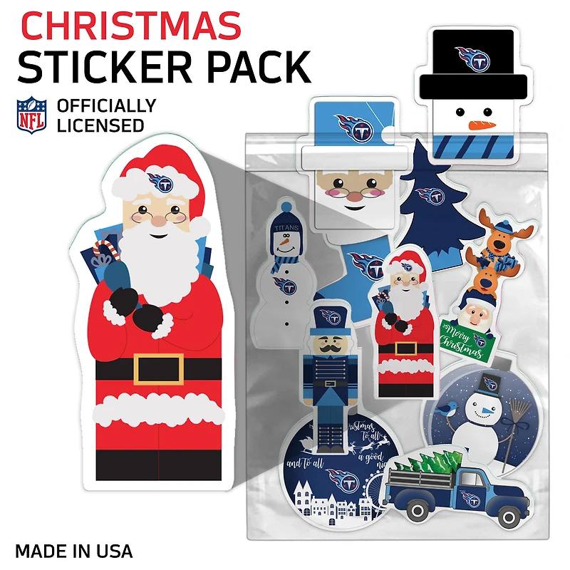 Tennessee Titans  Holiday Sticker Set