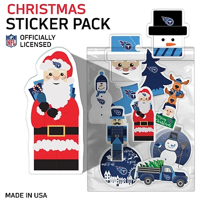 Tennessee Titans  Holiday Sticker Set