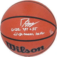 Desmond Bane Memphis Grizzlies Autographed Wilson Authentic Series Indoor/Outdoor Basketball with Multiple Inscriptions