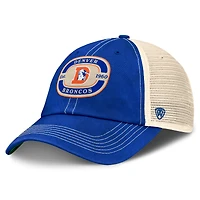Men's Top of the World Royal Denver Broncos Team Patch Adjustable Hat