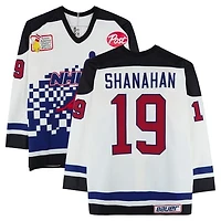 Brendan Shanahan Team Ontario Game-Used #19 White Bauer Jersey from the 1994 NHL 4 on 4 Challenge