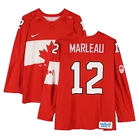 Patrick Marleau Team Canada Game-Used #12 Red Nike Jersey vs. Team Norway on February 13 during the 2014 Olympic Games